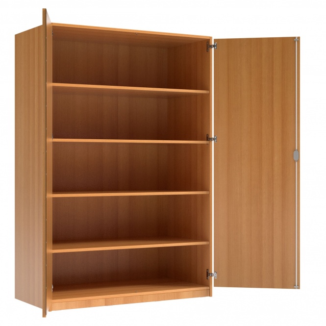 Papierschrank, 180 cm hoch, 110x50 cm (B/T),  4 Böden, 2 Türen 